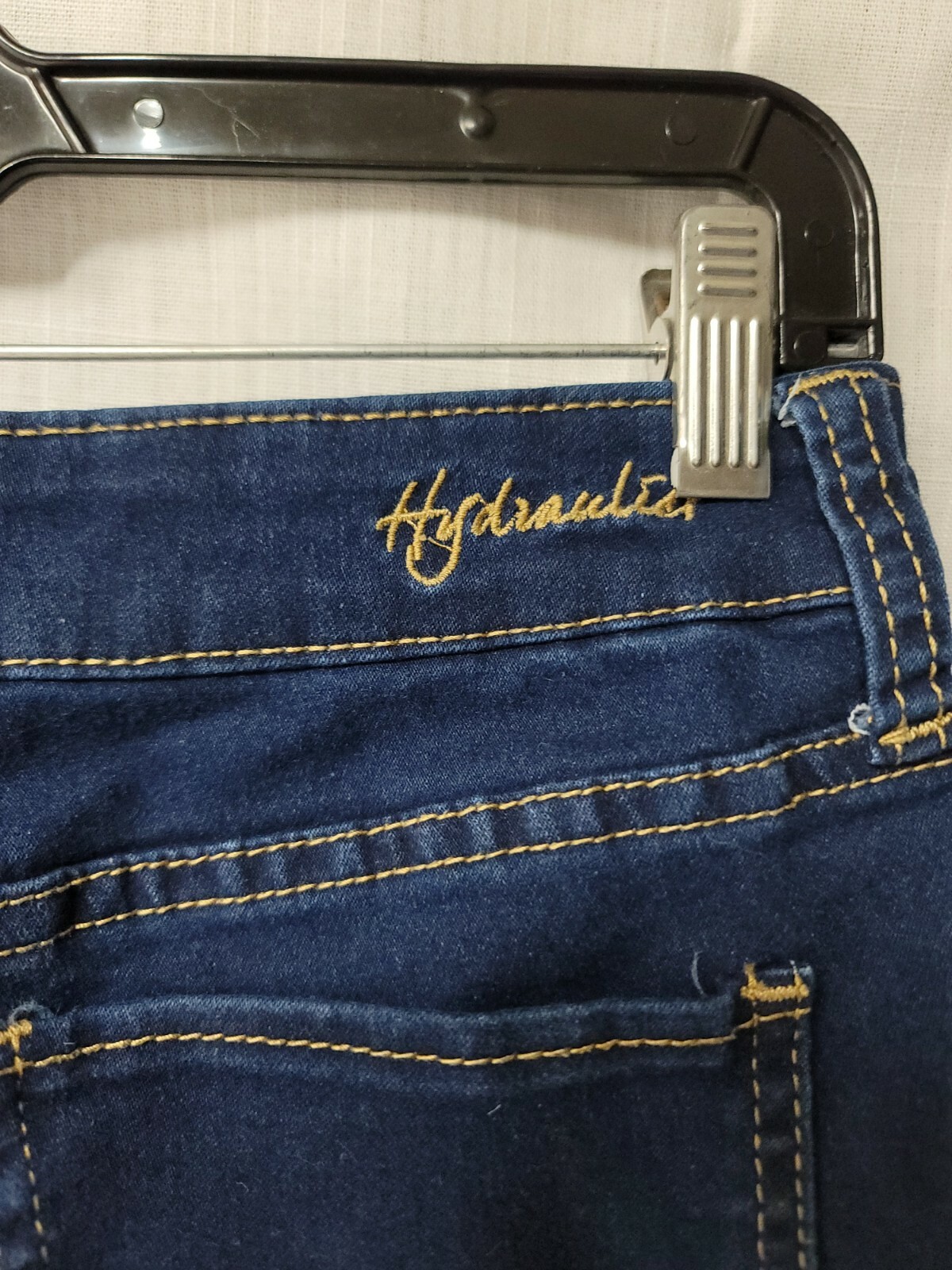 Hydraulic Skinny Leg Junior Size 3/4 Dark Blue Denim Jeans eBay