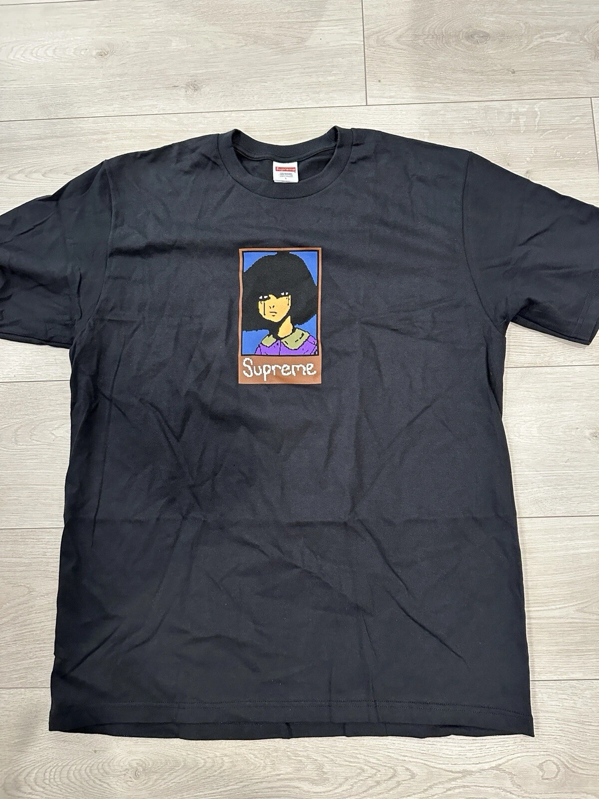 SUPREME EMO TEE SFW24 100% AUTHENTIQUE Homme L Noir