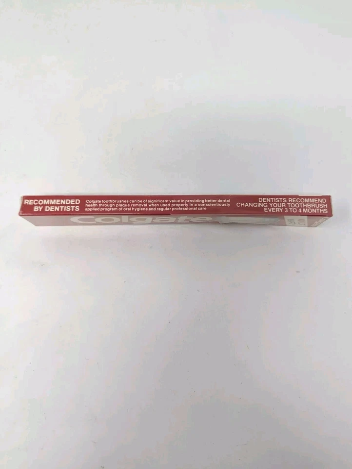 New Unopened Vintage Colgate Toothbrush Full Head Adult Medium - Blue - Image 3 of 4