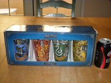 "HARRY POTTER" - HOUSE COLLECTION, PINT BEER GLASSES, SET OF 4, 16 oz., NIB 