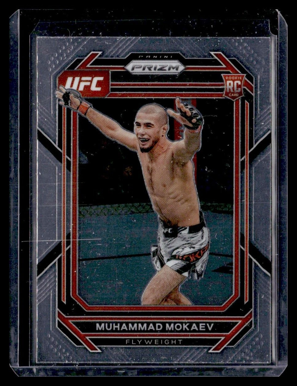 2023 Panini UFC Prizm Muhammad Mokaev Rookie Prizm Base #124
