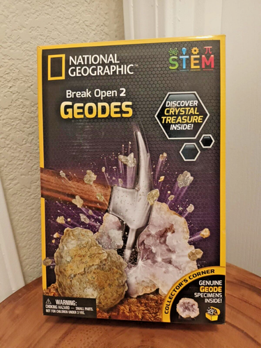For Kids National Geographic Geodes Set - Breek Je Eigen Kristallen Open Met Veiligheidsbril Geodes Openbreken National Geographic For Kids National Geographic Geodes Set - Breek Je Eigen Kristallen Open Met Veiligheidsbril Geodes Openbreken National Geographic