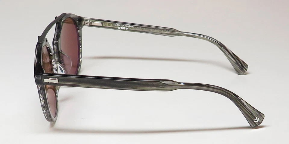 NUEVO JOHN VARVATOS SJV568 GAFAS DE SOL REDONDAS JAPÓN MUJER GRIS CUERNO BORDE COMPLETO GRIS Foto 4 de 4