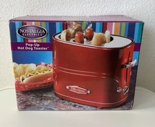 Nostalgia Electrics Retro Series Pop-Up Hot Dog Toaster Red HDT600RETRORED 