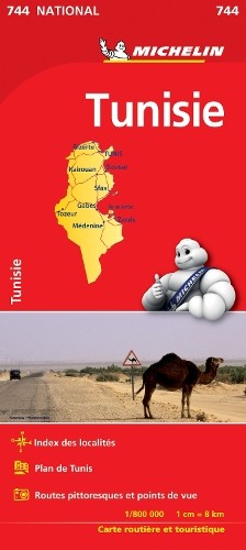 Tunisia - National Map 744 : Map Michelin - Image 2