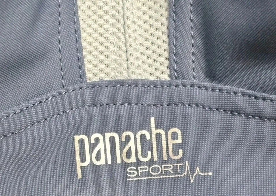 Sujetador deportivo Panache Power 5021 con aros de alto impacto púrpura talla 38DD para mujer Foto 3 de 4