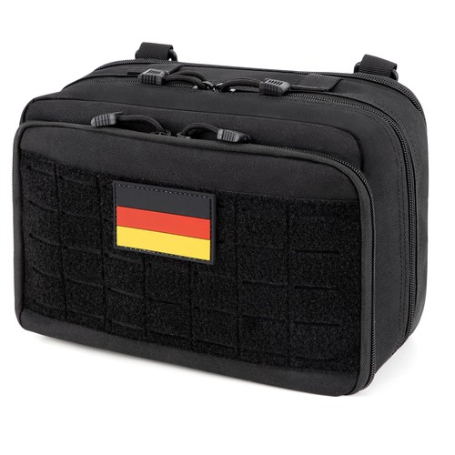 Molle Bag, Double Layer Tactical Pouch EDC Molle Pouch Large Molle Z... - Picture 1 of 7