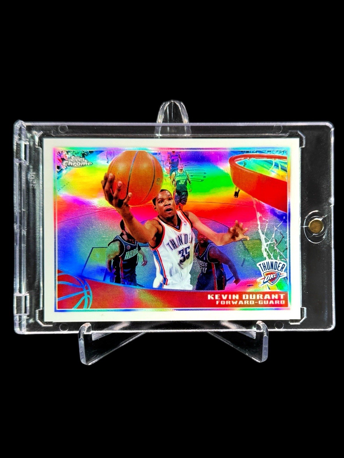 2009 Topps Chrome KEVIN DURANT REFRACTOR (73/500) HOLO #68🔥RARE SSP🔥