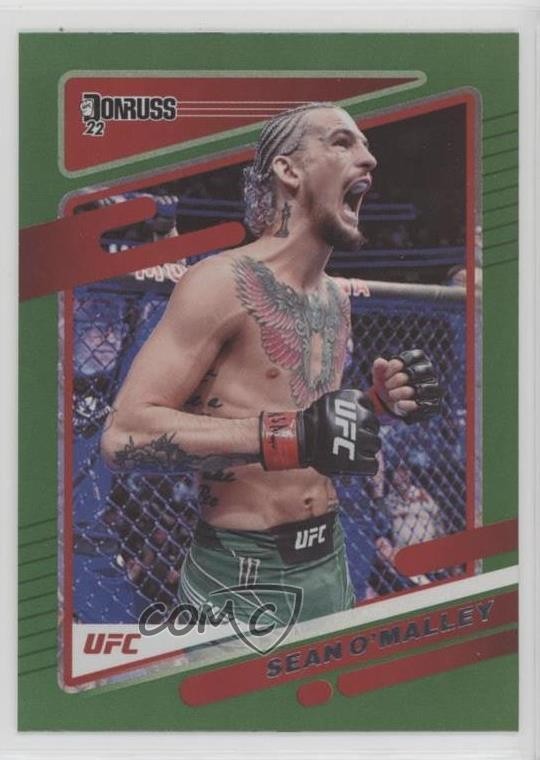 2022 Donruss UFC Green Flood Sean O'Malley #48 02l5