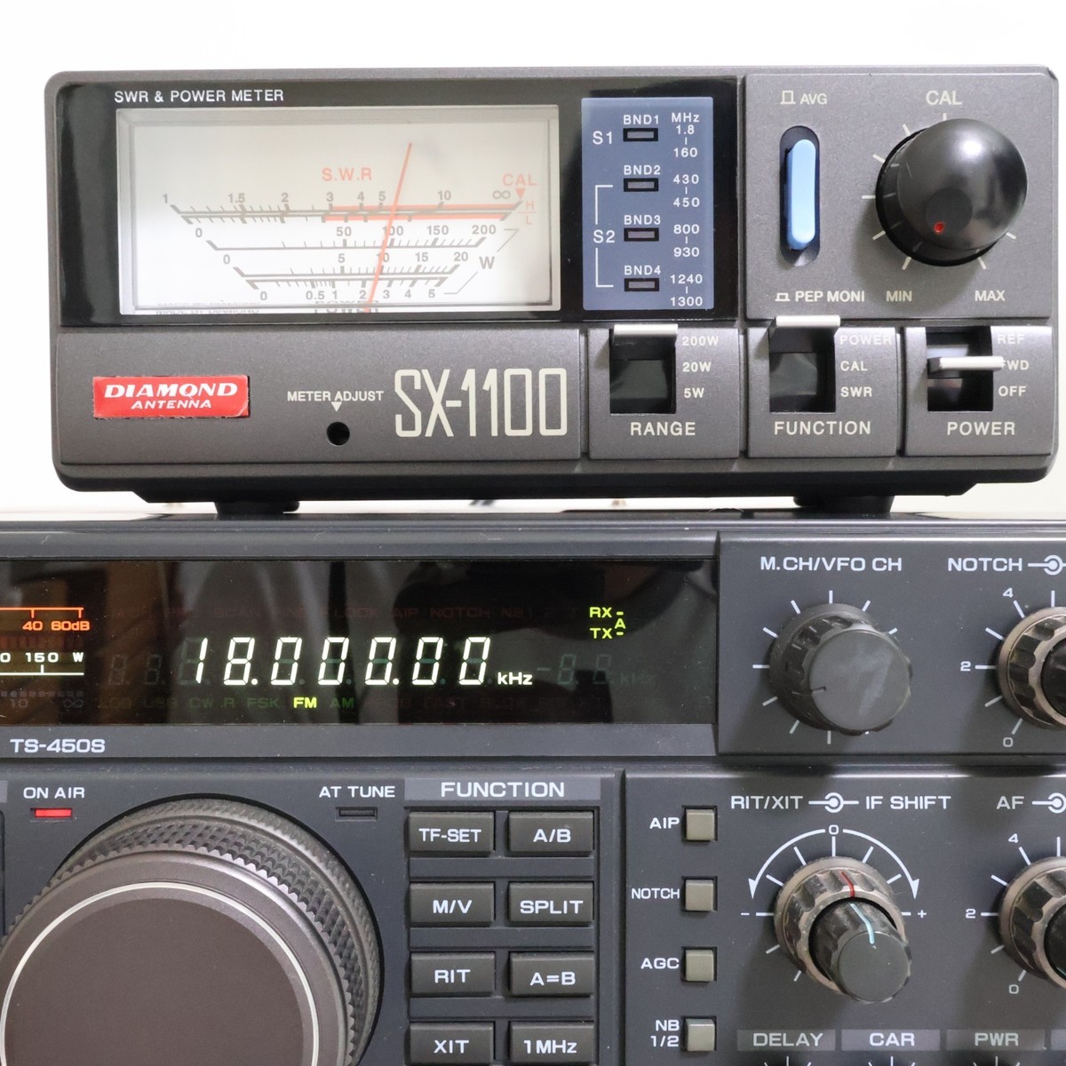 KENWOOD TS-450S HF 100W TRANSCEIVER With Automatic Antenna Tuner