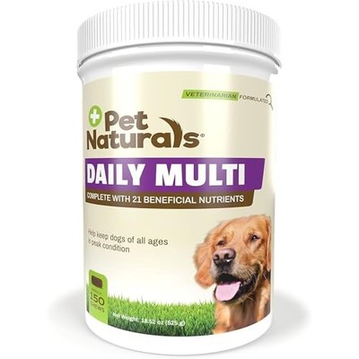 Pet Naturals Daily Multivitamin for Dogs - 21 Nutrients, Fatty Acids &