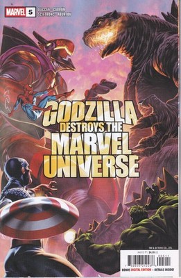 Godzilla Destroys The Marvel Universe Nr 5 Marvel 2025 new