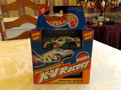 HOT WHEELS 1997 MOTORIZED X-V RACERS FORMULA 5000 DIECAST 1:64 UNOPENED #16975