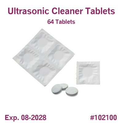 Ultrasonic Cleaning Tablets (HSB) 64/pkg