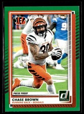 2025 Panini Donruss Football Press Proof Green #294 Chase Brown