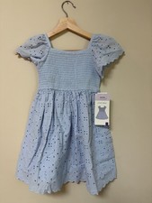 Blue Kids Dress size 5 NWT 100 Cotton