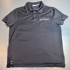 Moncler Men's Navy Polo Shirt Size Small Logo