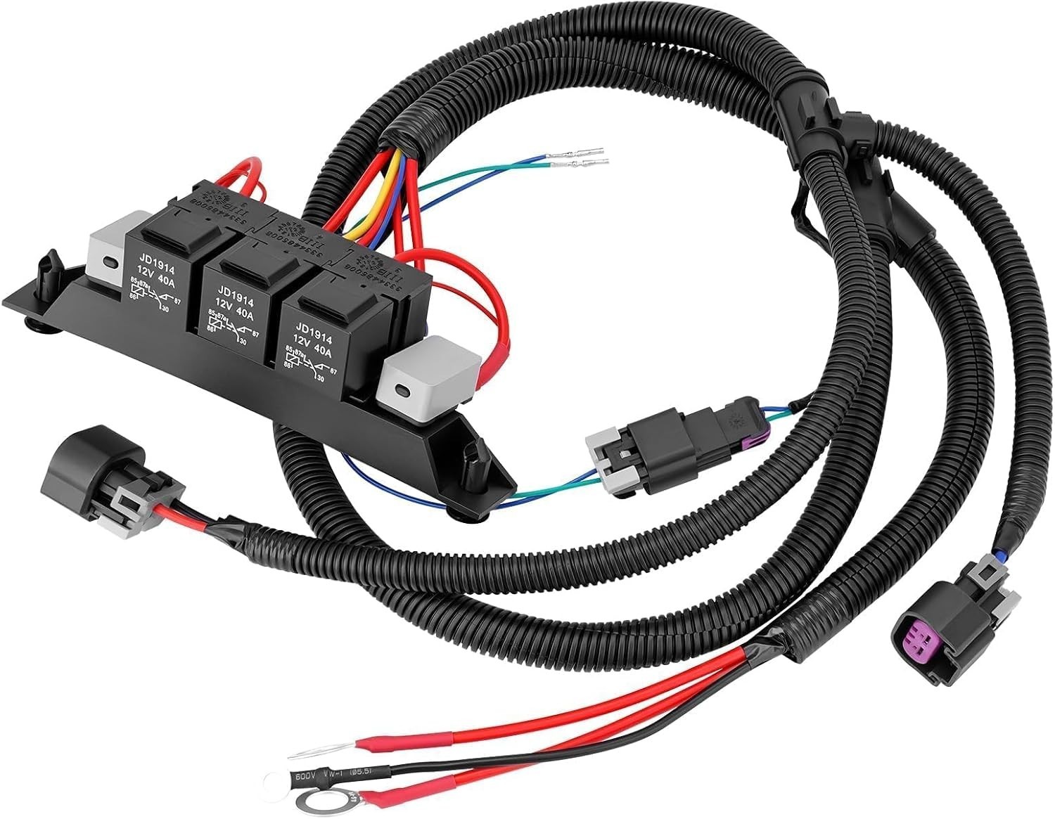 674-00923 Dual Speed Electric Fan Control Wiring Harness for Chevy GMC 1999-2007