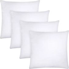 Pack of 1,2 Throw Pillows Insert Ultra Soft Bed  Couch Sofa Decorative Pillows