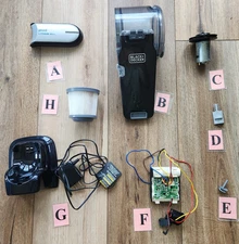 Replacement Parts For BLACK+DECKER BDH2000PL dustbuster Handheld Vacuum (L)