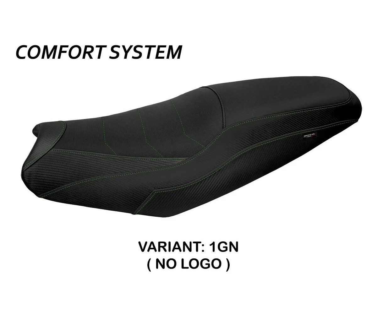 Seat saddle cover Belize Comfort System Green TPZ KAWASAKI ZZR 1400 2006 2020 gj