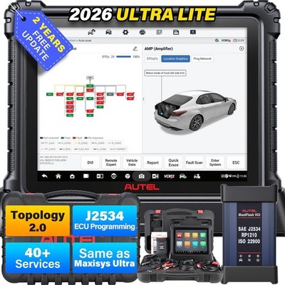  【2 Jahre Upgrade】  Autel MaxiSYS Ultra Lite Diagnosegerät KFZ Scanner DE Vers