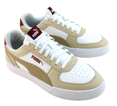 New PUMA Carter Softfoam Size 11.5 Tan / White Men s Classic Athletic Sneakers