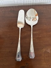 Beautiful Set Of Art Deco Epns Serving Cutlery