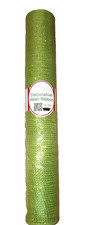 Decorative Mesh Ribbon Green Glimmer 10 Yards x 21 Inches Christmas Bows Wreaths