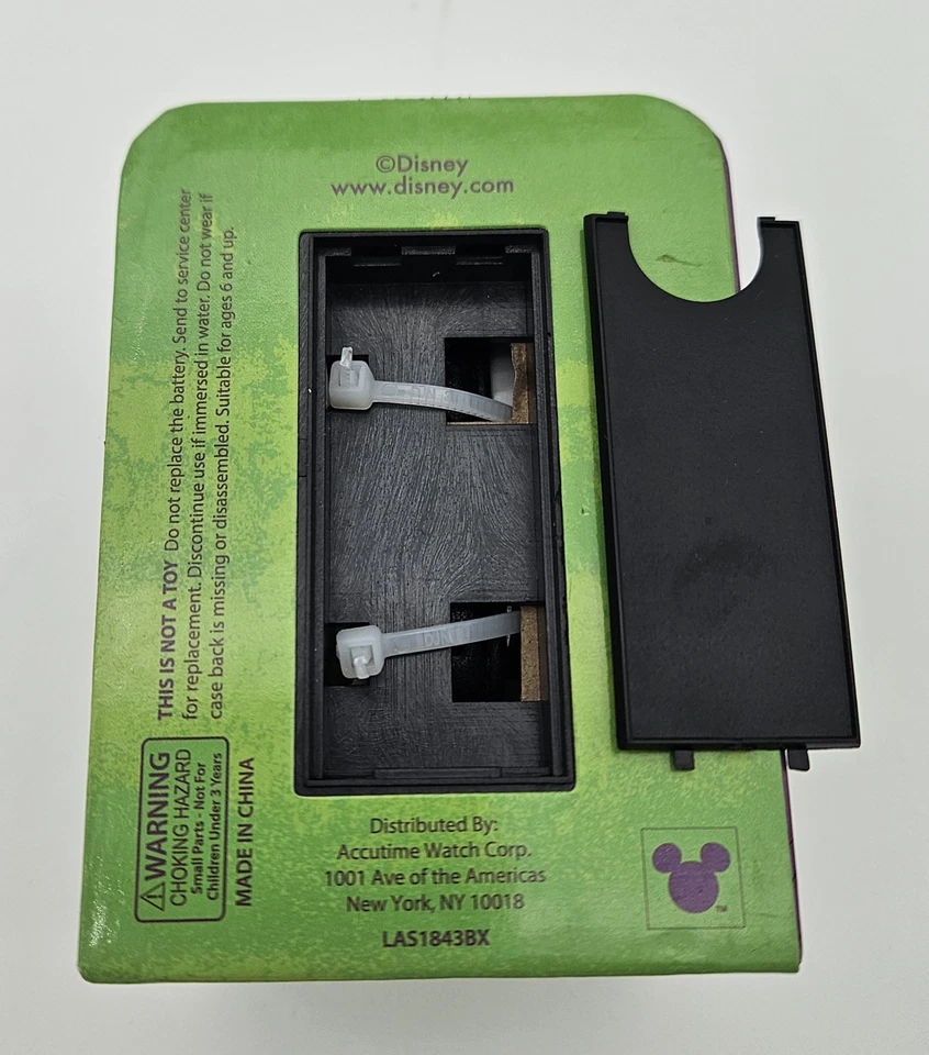 Novo Relógio de Pulso Feminino Accutime Oficial Disney Ponto Floral, Lilo, Analógico, Novo Na Caixa - Imagem 4 de 4
