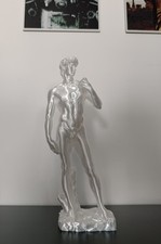 Statua David di Michelangelo 20cm stampa 3D effetto perla decorazione casa