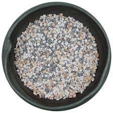 5 LB Grey Mixed Pea Gravel for Succulents, Cacti, Indoor Plants & Aquariums