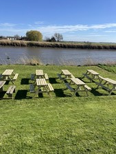 Wooden Picnic Bench/Table, Heavy Duty Pub Bench, Picnic table & Bench Set