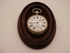 GIANT Swiss BLACK STARR & FROST 8 Day  with Display Frame