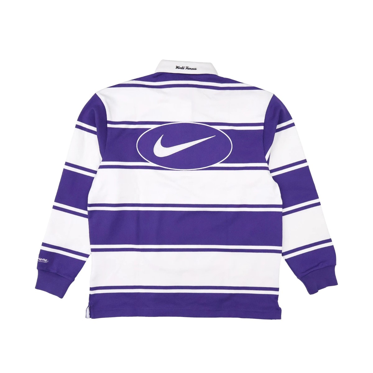 即発送 25SS Supreme Nike Stripe Rugby パープル Supreme Nike Stripe Rugby Purple | eBay