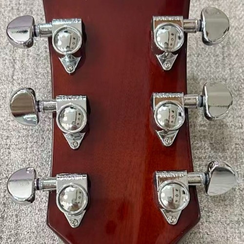LP Custom Figured Top Green Electric Guitar 22Fret Fixed Bridge HH Pickup ShipUS - Picture 15 of 17