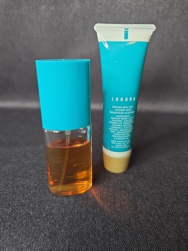 Avon Lahana Lot Of 2 Vintage 1992 Cologne Spray & Lotion Old Stock See Listing - Picture 5 of 8