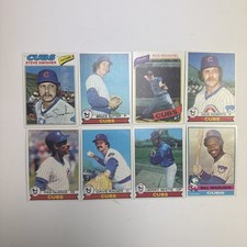 1970’s Baseball Cards Chicago Cubs Vintage Lot