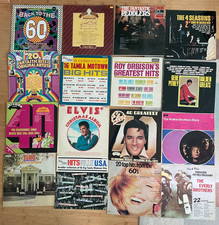 16 x Rock N Roll Vinyl Records LP 12? 33rpm Bundle 50s 60s