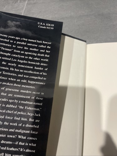 Black House by Stephen King & Peter Straub 2001 First Trade Edition DC HCDJ EX - Picture 2 of 6