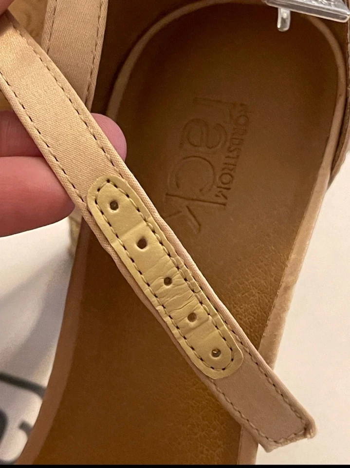 6.5 M Oro Desnudo CRISTAL ESTRÁS Plataforma Stiletto Zapato Tacón Noche Club Foto 3 de 4