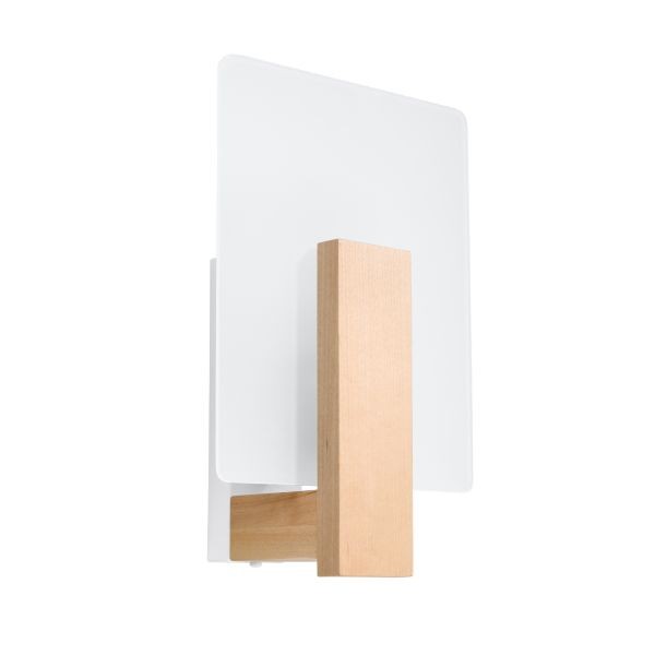 Applique bois Lappo E14 pour illuminer votre coin lecture ou créer une ambiance de chambre cosy