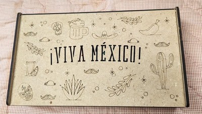 NIB Mexico Tequila Shot Glasses Set 4- Leather Wrapped, Original Vive Mexico Box