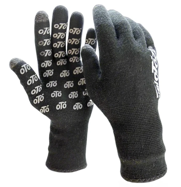 VeloToze Waterproof Cycling Gloves Medium Black Windproof and Breathable