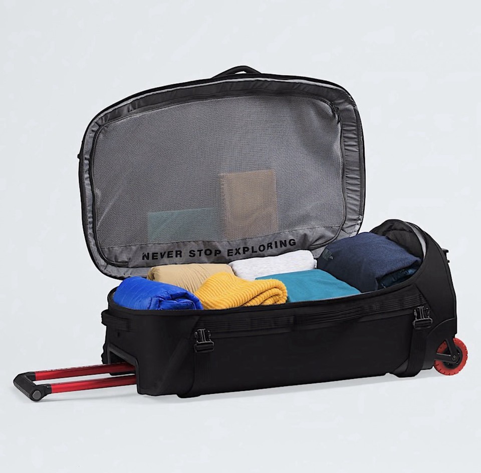 Rolling Picture Add The North Face Base Camp Rolling Thunder Wheeled Duffel - 28