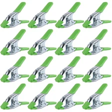 SWANLAKE 16PCS Heavy Duty 6-Inch Spring Clamps - Durable Nickel-Plated Steel