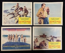 They Came To Cordura  lot of 7 Original Lobby Cards- Gary Cooper 1959