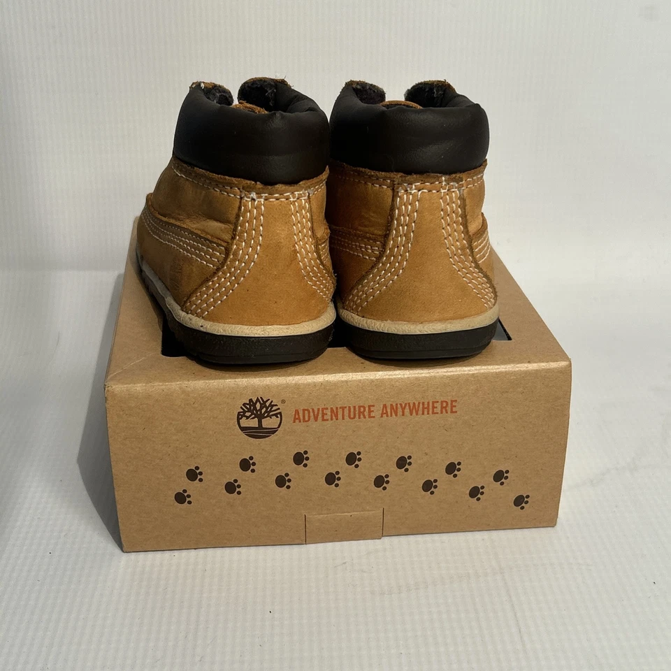 Timberland Botas: 32867 Infantil Cuna Botines Trigo Nubuck Talla 3 Foto 3 de 4