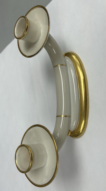 German Gerold Tettnau Bavaria Double White And Gold Candelabra