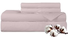 300 Thread Count 100 Long Staple Combed Cotton Sheet Set - 4 Piece Full Bed ...